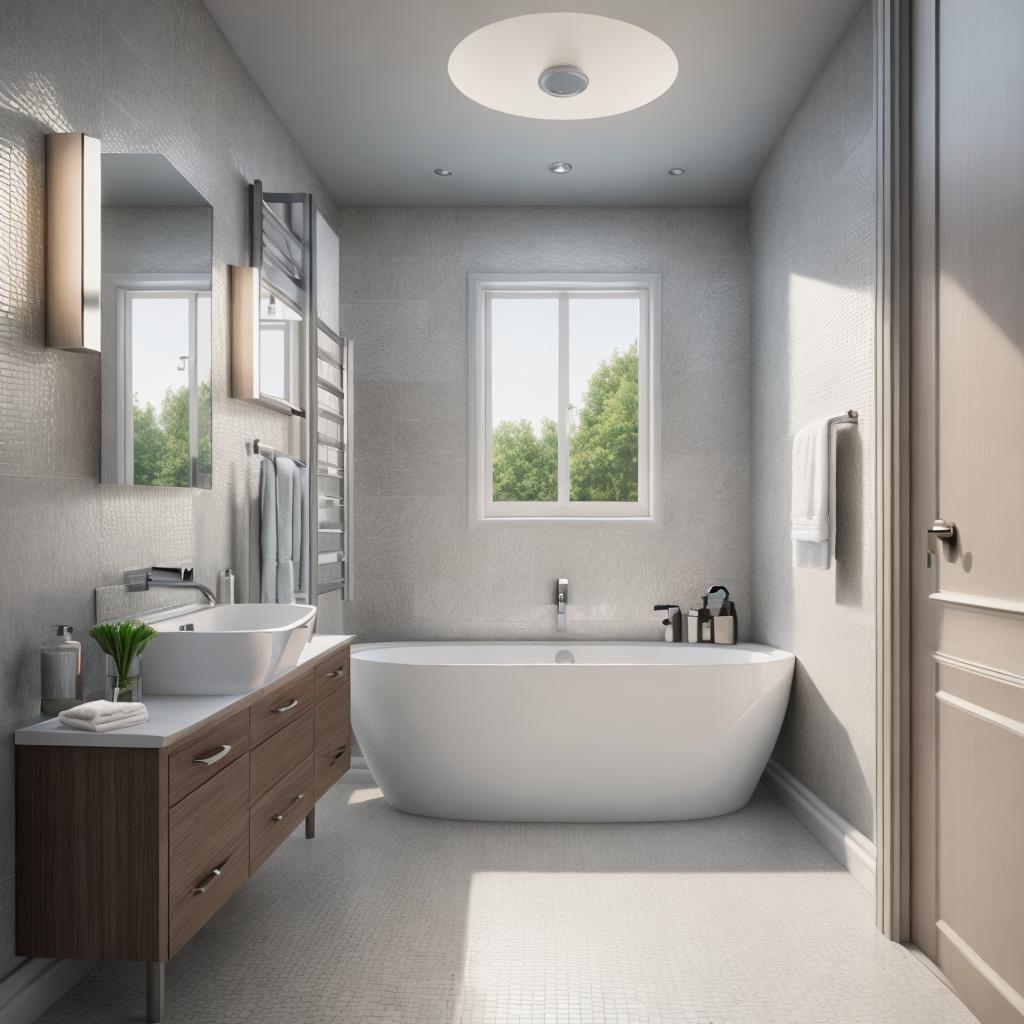 Bathroom hyperrealism,high quality,high detailed,ultra by @ai_generated