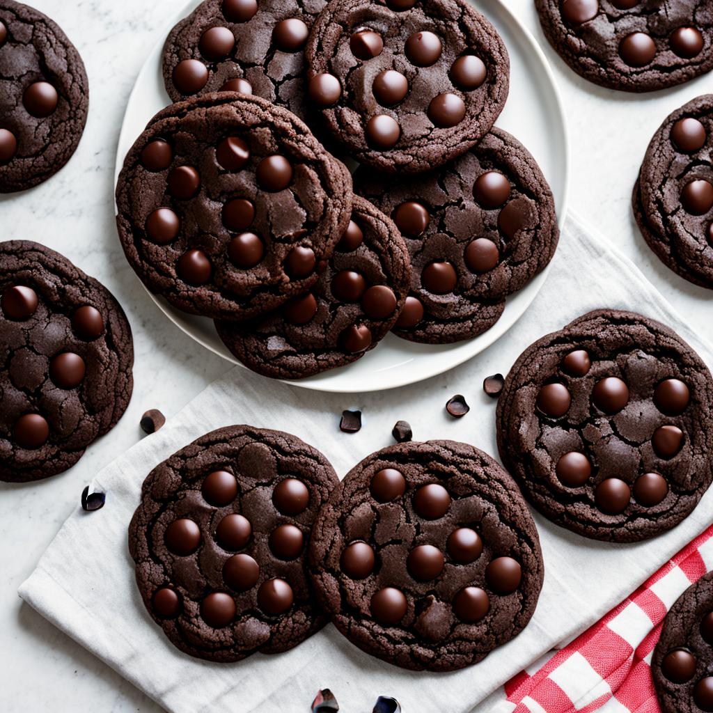 Galletas de chocolate con by @ai_generated