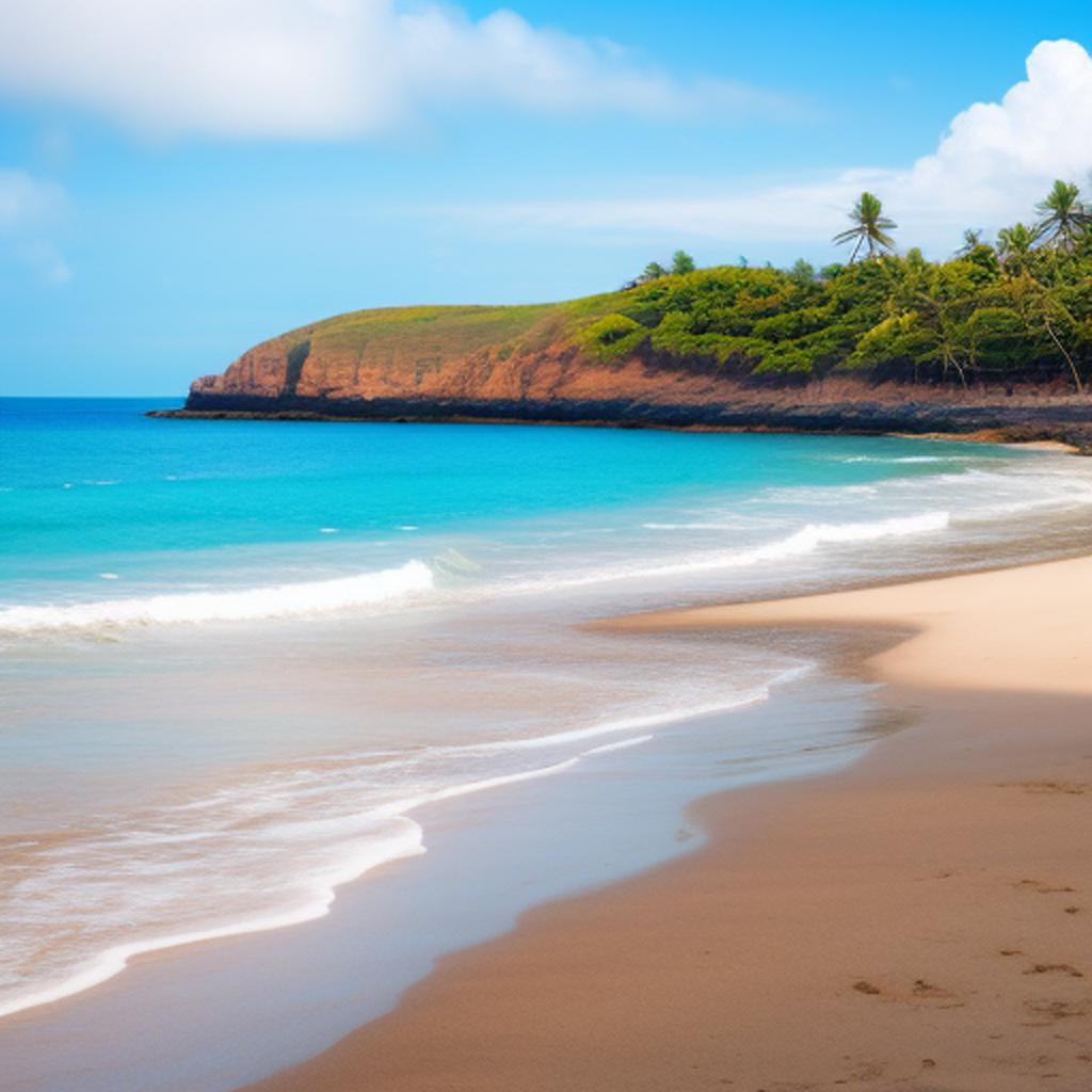 Background, beach by @vlj7hkek by @ai_generated