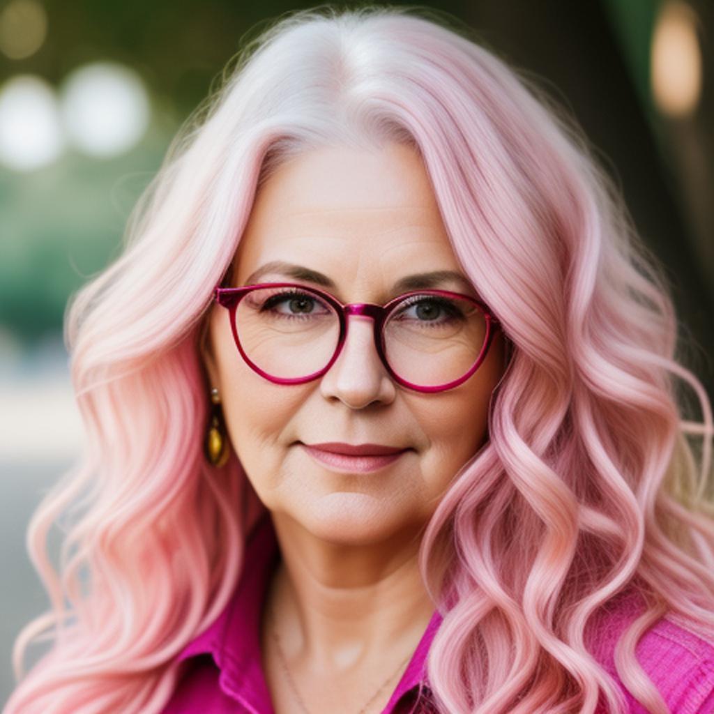 Middle aged woman with by @ai_generated