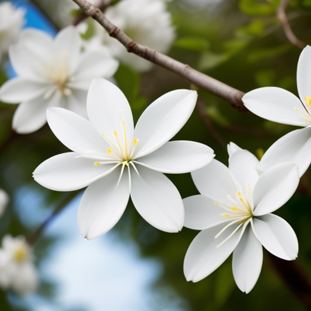 Background, tree with white by @ai_generated