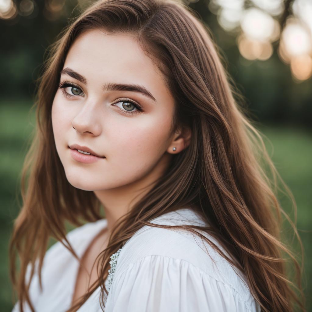 Fille 18ans portrait photography,realistic by @ai_generated