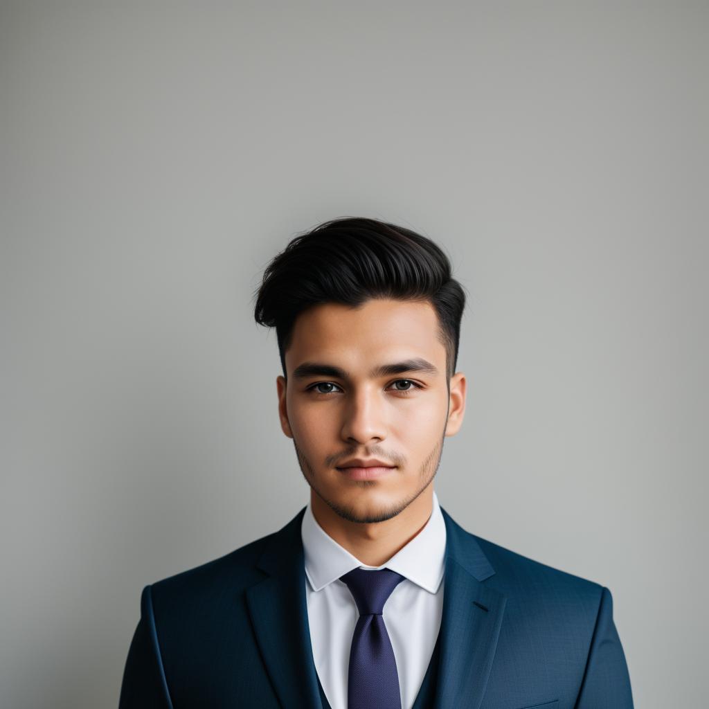 A person with suit by @ai_generated