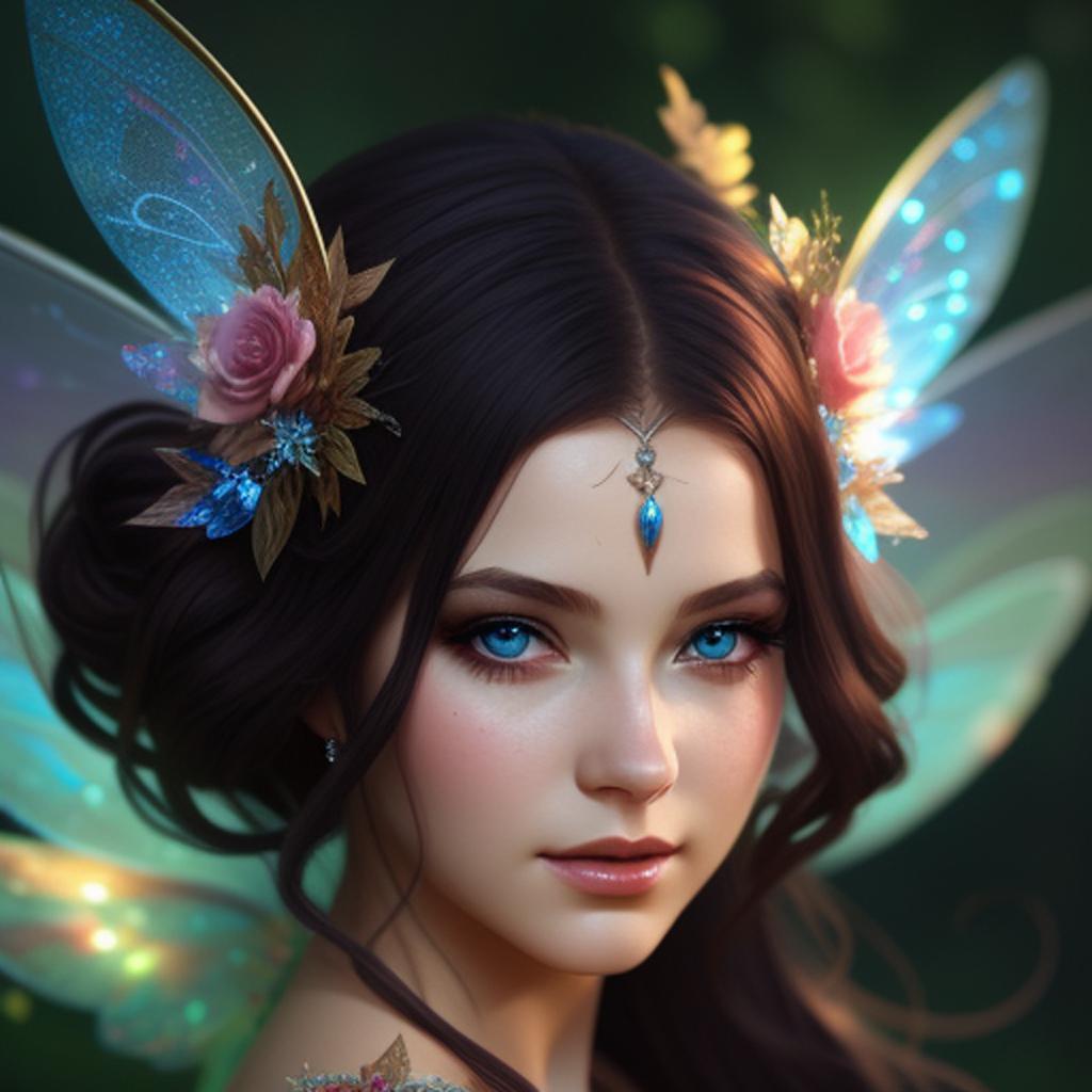 Fairy intricate, sharp focus, by @ai_generated