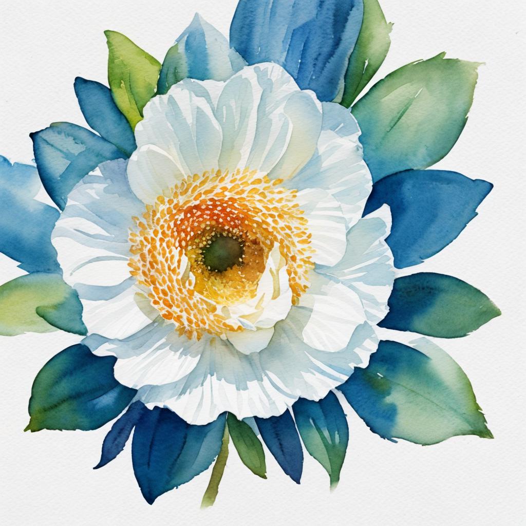 White details,sharp focus,watercolor,illustration by by @ai_generated