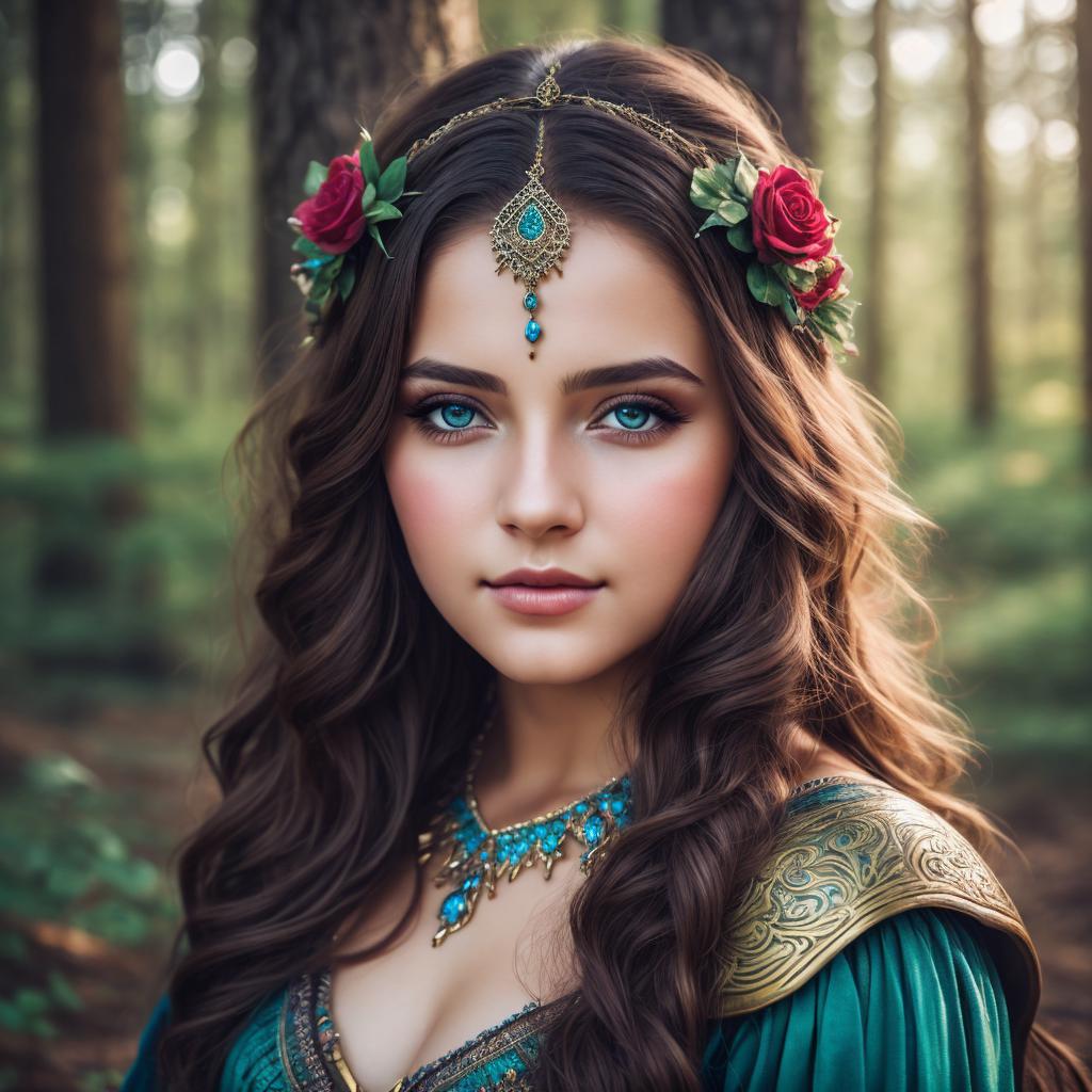 Beautiful girl in a by @ai_generated
