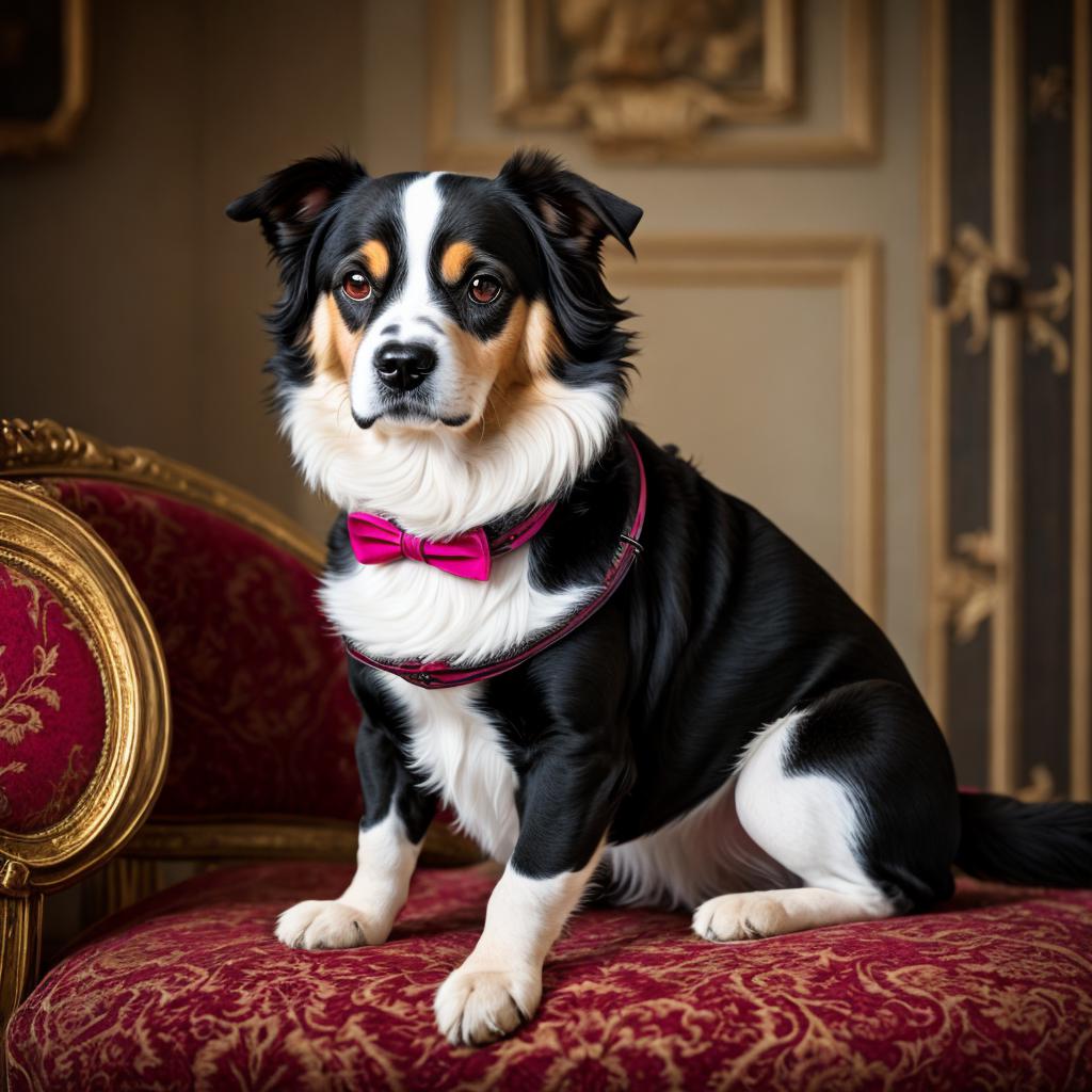 Aristocrate dog by @marinuslunar by @ai_generated
