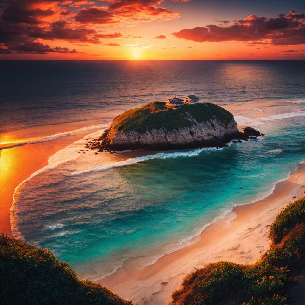 Eine insel der hoffnung, by @ai_generated