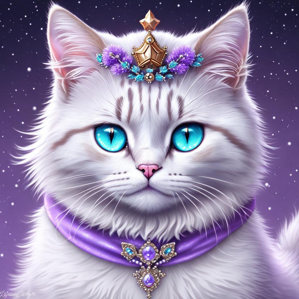 Cute cat brown fur by @ai_generated