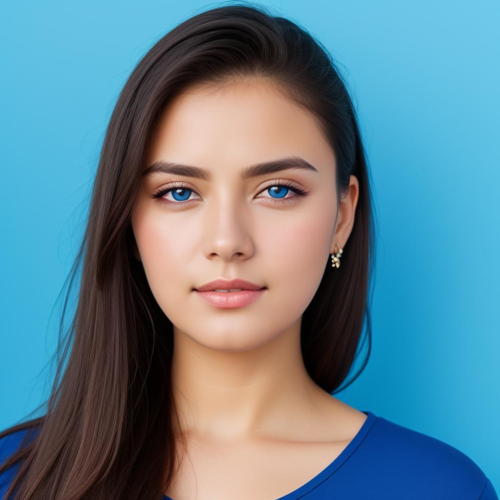 Background, plain blue background by @ai_generated