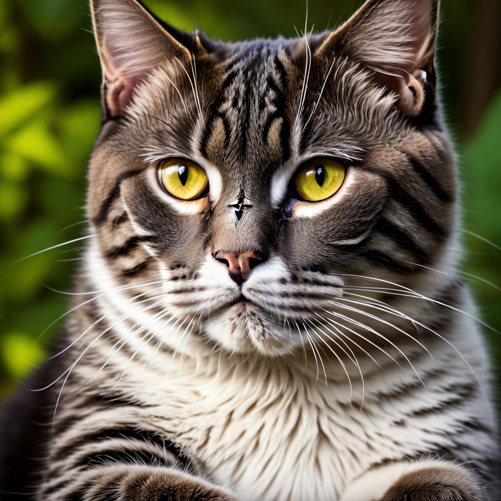 A cat portrait photography,realistic by @ai_generated