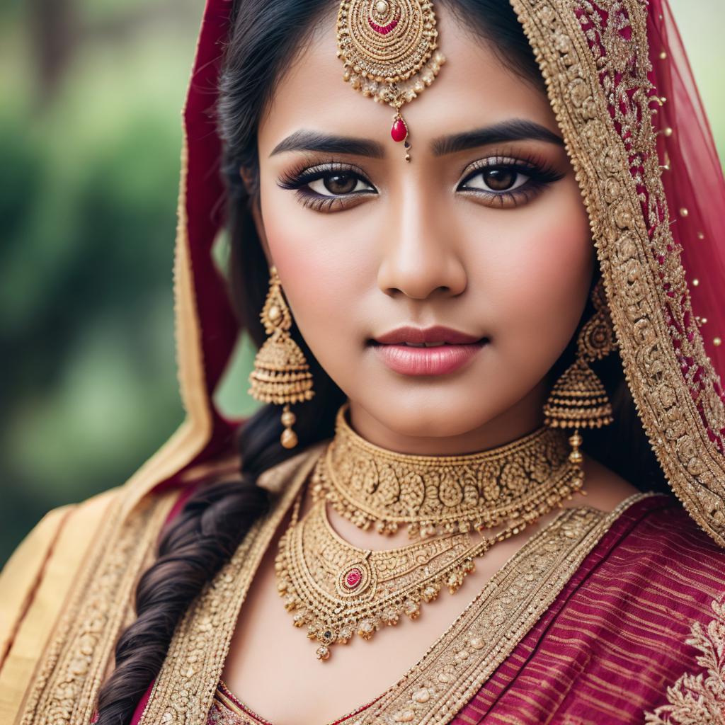 Pernikahan portrait photography,realistic face,natural by @ai_generated