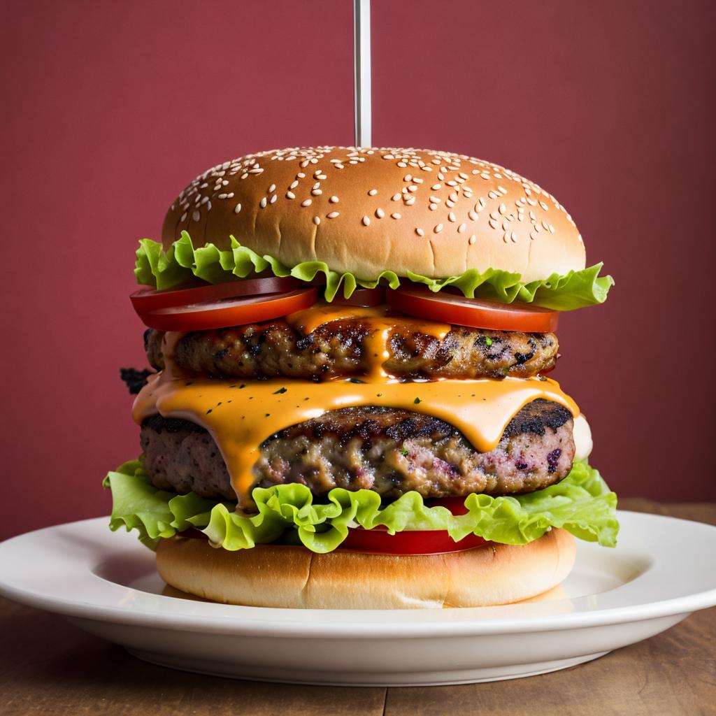 Burger by @mangaloi6 by @ai_generated