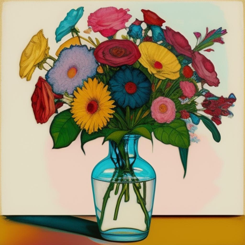Variety of different flowers by @ai_generated