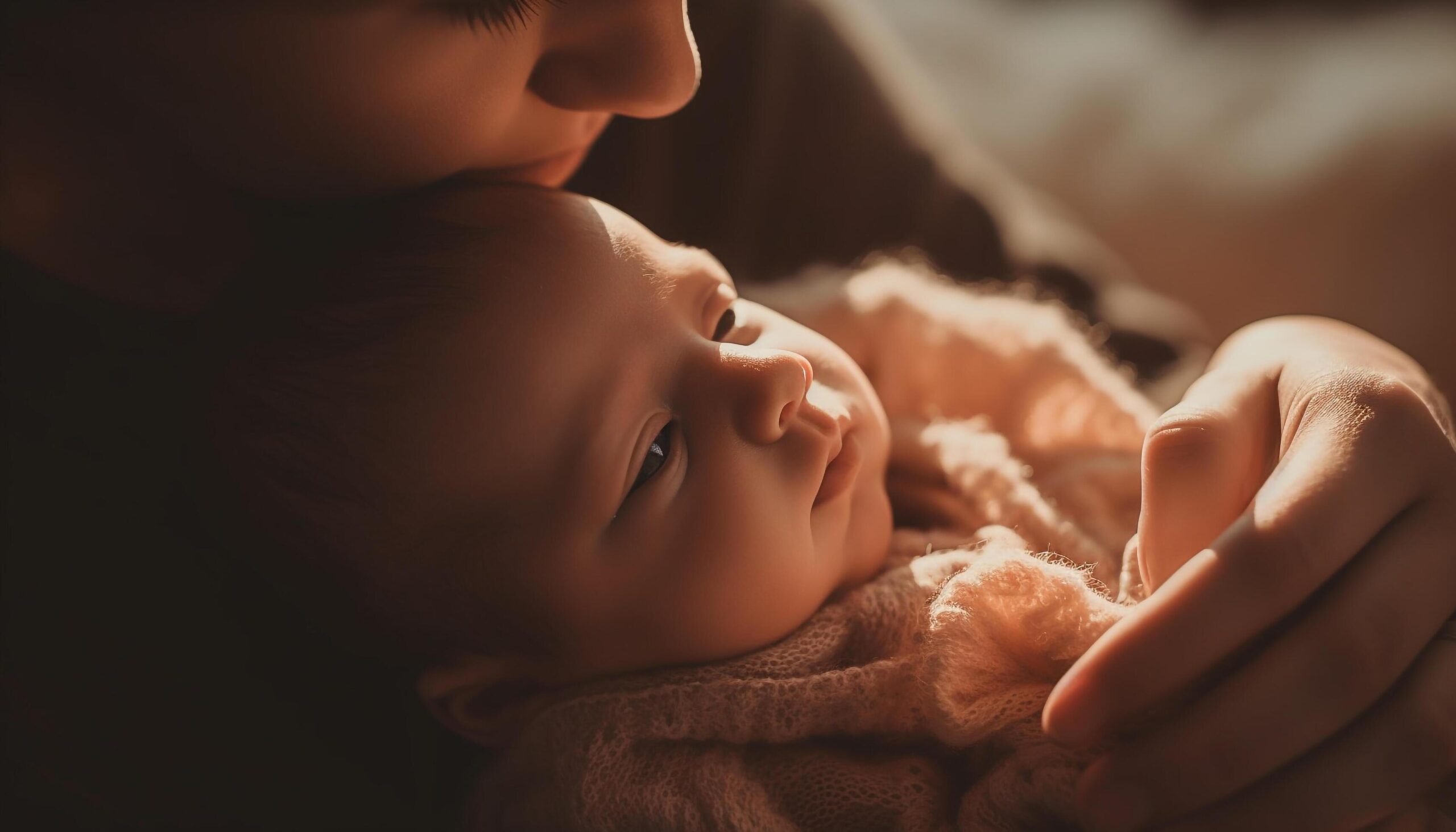 A-mother-love-embracing-her-newborn-baby-girl-pure-happiness-generated-by-ai-free-photo