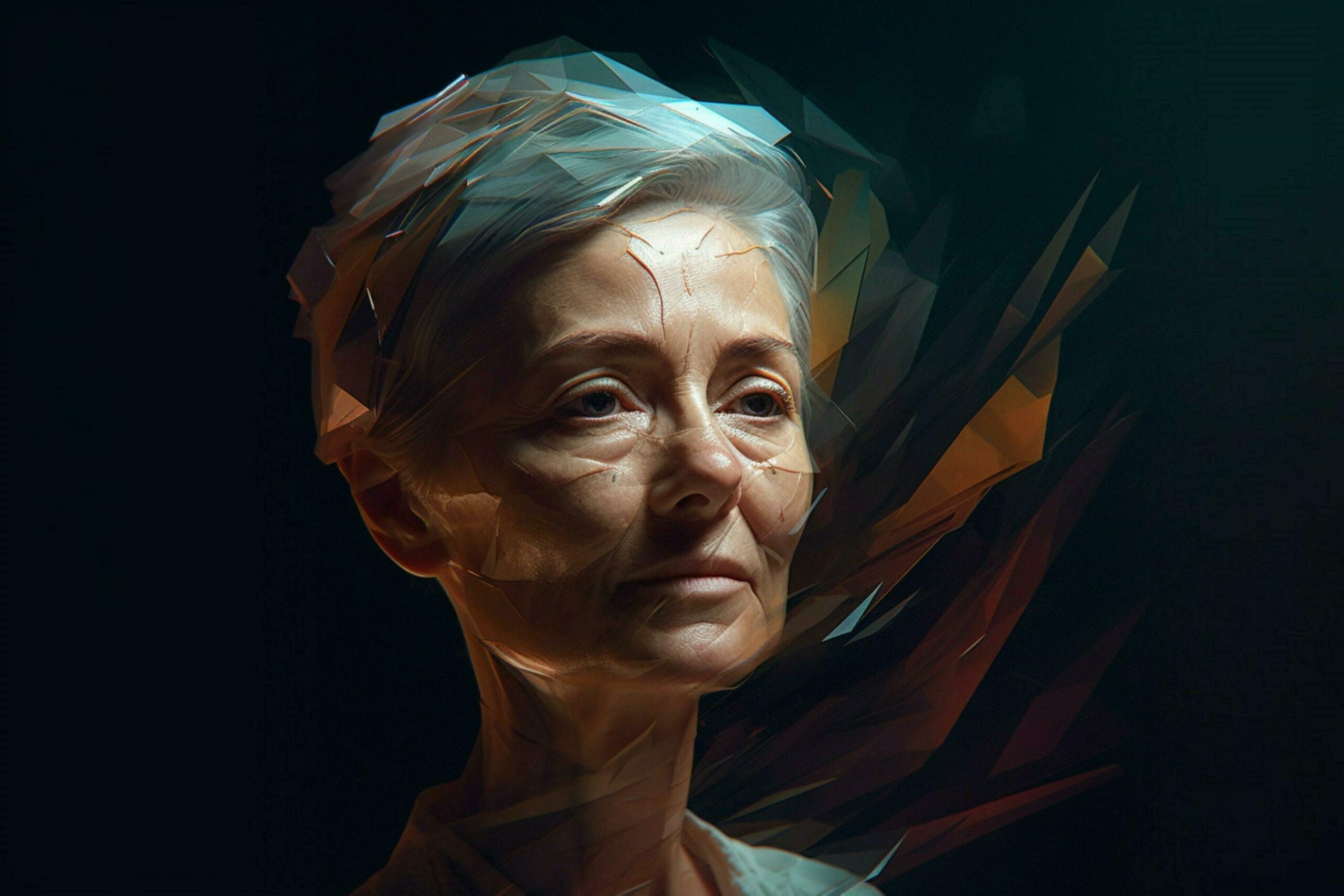 A-womans-portrait-is-shown-in-a-3d-illustration-free-photo