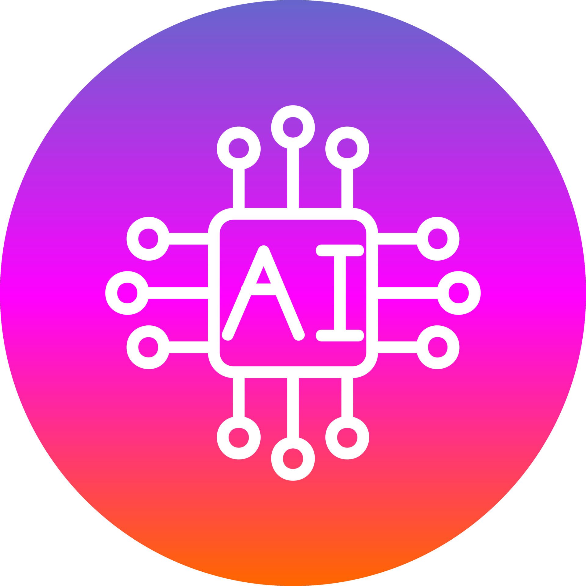 Artifical-intelligence-icon-design-free-vector