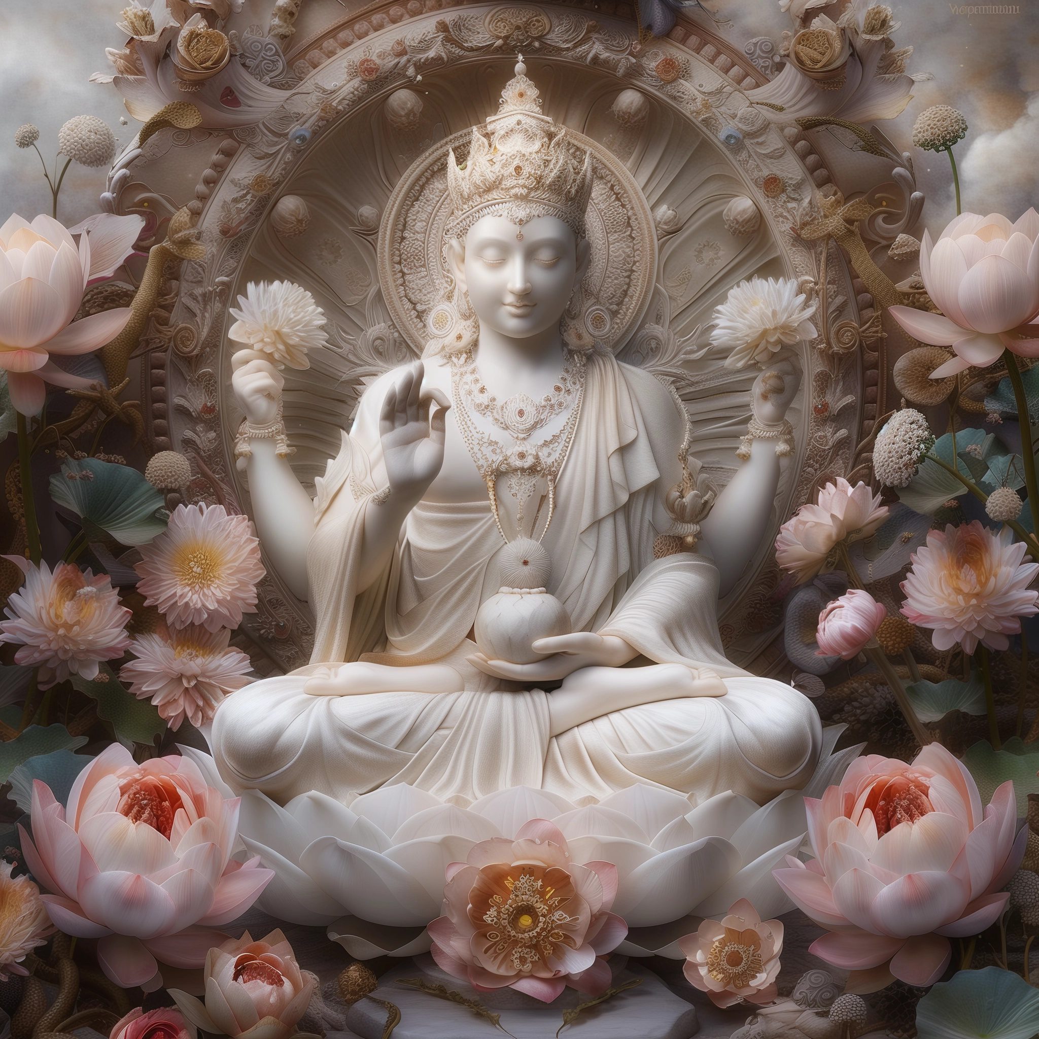 Om ah hum vajra guru padma siddhi hum --personalize nwnd4j3 --stylize 600