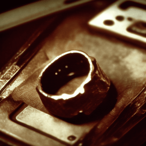 Tarnished from eldin ring as a still from an 80s movie , cinematic , film , vhs , low quality camera , retro movie , grain , 80s cinema , retro movie