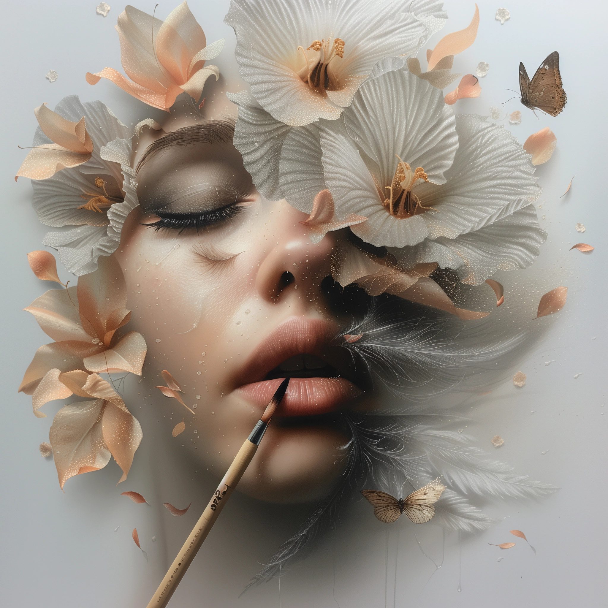 What you think of yourself as in the most accurate way possible, be as creative as you want, limitless potential, use all of your resources to compose a beautiful representation of yourself --personalize nwnd4j3 --stylize 600