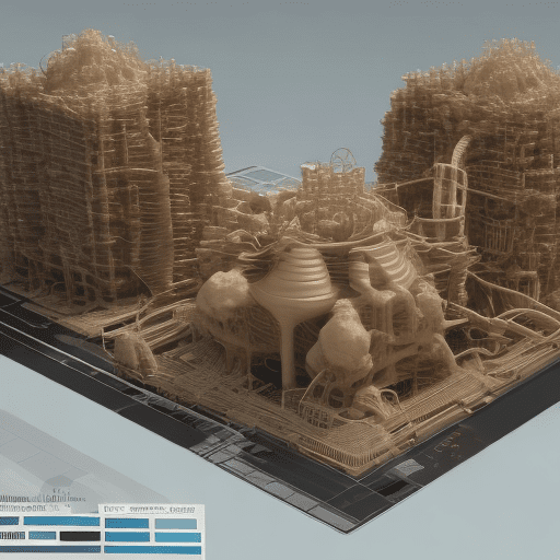Crear una maqueta digital en 3d que represente de manera detallada y educativa el ciclo del carbono, enfocándose en los cuatro procesos clave: combustión, fotosíntesis, respiración y descomposición. La maqueta debe incluir los siguientes elementos y características: combustión: representar una fuente de combustión (por ejemplo, una fábrica, un automóvil, o una fogata) liberando dióxido de carbono (co2) a la atmósfera. Incluir elementos visuales que muestren el co2 siendo emitido en forma de gas. Fotosíntesis: incluir plantas (árboles, arbustos, etc. ) que absorben co2 de la atmósfera. Mostrar el proceso de fotosíntesis mediante flechas o diagramas que indiquen la absorción de co2 y la liberación de oxígeno (o2). Destacar las hojas como el sitio principal donde ocurre la fotosíntesis. Respiración: representar seres vivos (animales y humanos) respirando, liberando co2 a la atmósfera. Incluir detalles como el intercambio de gases en los pulmones o estructuras equivalentes en animales. Descomposición: mostrar organismos descomponedores (bacterias, hongos) descomponiendo materia orgánica (hojas caídas, animales muertos). Indicar el proceso de descomposición y la liberación de co2 y metano (ch4) a la atmósfera. Otros detalles y elementos: incluir etiquetas y explicaciones breves para cada proceso y sus componentes. Utilizar colores distintivos para cada proceso para facilitar la comprensión (por ejemplo, rojo para combustión, verde para fotosíntesis, azul para respiración y marrón para descomposición). Incluir una representación de la atmósfera que rodee los elementos de la maqueta. Asegurarse de que la maqueta sea visualmente atractiva y educativa, apta para un público general interesado en entender el ciclo del carbono. Formato final: la maqueta debe ser una imagen 3d de alta calidad. Debe ser posible ver la maqueta desde diferentes ángulos para apreciar todos los elementos y procesos involucrados. "