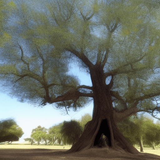 Árbol que se partio en 2