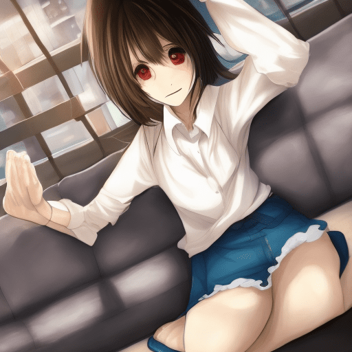 Foot anime female