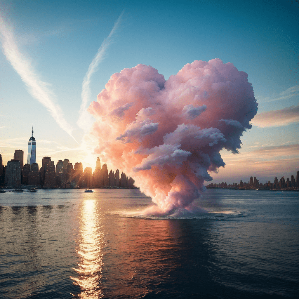 [hdr, film ] , lifelike textures, abstract expressionist painting of (a red heart in the clouds over water, in the style of zbrush, light pink and sky-blue, i can't believe how beautiful this is, hyperbolic expression, nyc explosion coverage, unreal engine 5, robert bissell [:(creamy bokeh, splashes of paint,shallow depth of field,tilt-shift, bokeh,glitches bokeh by brandon woelfel :1) :0. 4]), incredible abstract art by sam spratt, (soggy, masaccio, monochromatic realism , energetic brushwork, bold colors, [abstract forms, expressive, emotional] :1), (cinematic atmosphere) , [raw photo shot by dslr fujifilm xt3] , depth of field, bokeh, soft lighting, film grain, lifelike (full sharp)