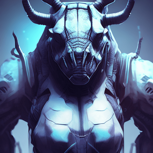 Ai, art, promptology, ai promptist, promptologist, character concept, digital art, al art, artwork, character design, fantasy, scifi, demons, cyberpunk art, rhino, blue prompt, lovism, promptism, midjourney v6, midjourney, professional portrait photography, design, spider al