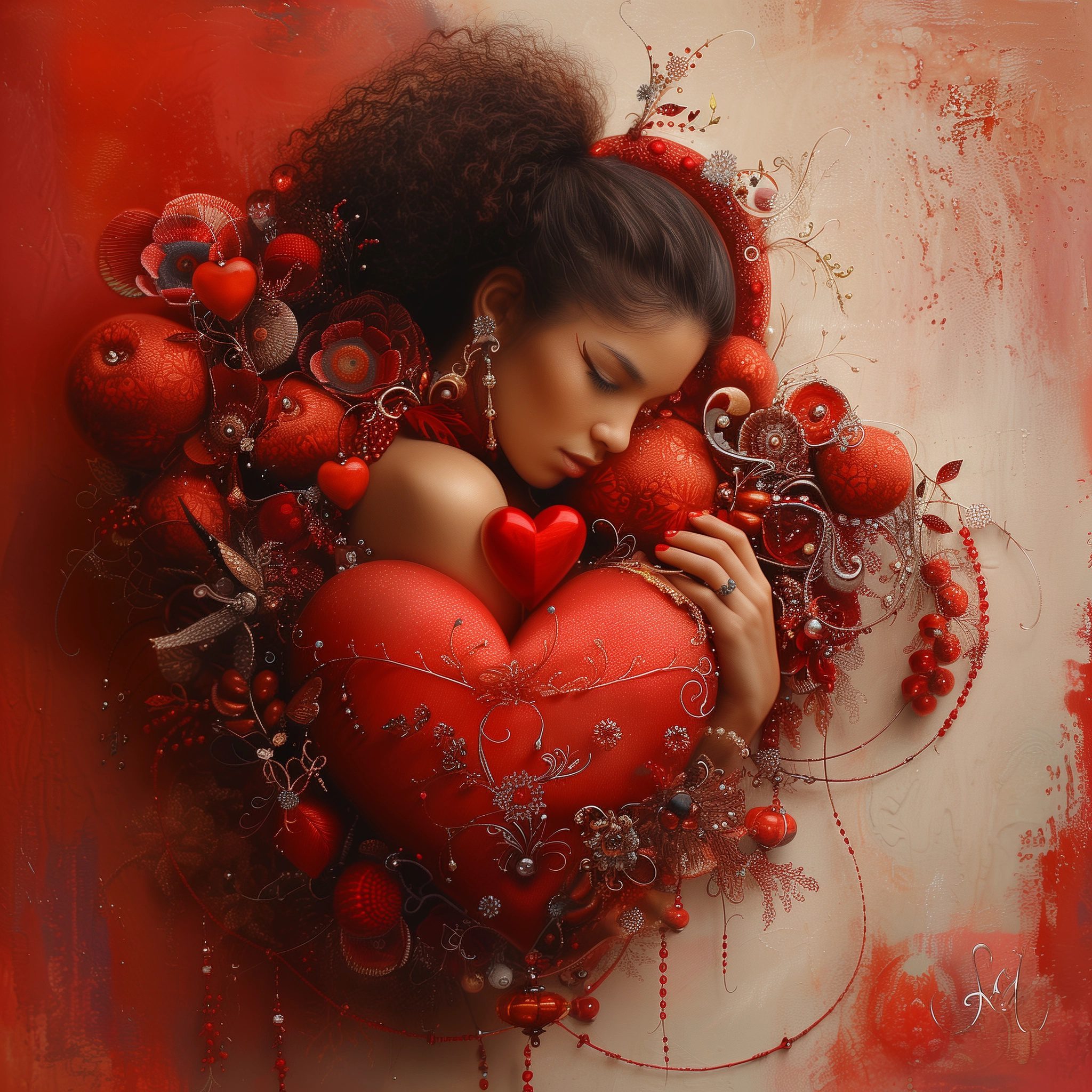 Love --personalize nwnd4j3 --stylize 600