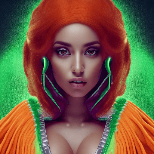 Mujer de tez clara, cantante de pelo ondulado, pelo color pelirrojo/naranja, con ojos verdes, vestida de traje como un cantante de jazz, sosteniendo un premio de musica dorado mientras sonrrie; 8k, intricate detail, photorealistic, realistic light, wide angle, kinkfolk photography, a+d architecture