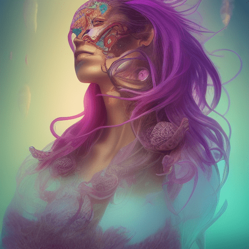 Nome lorena bolsonelli portrait ribcagel. Jellyfish phoenix head, nautilus, orchid, skull, betta fish, bioluminiscent creatures, intricate artwork. Octane render, trending on artstation, t symmetrical artwork. Cinematic, hyper realism, high detail, octane render, 8k