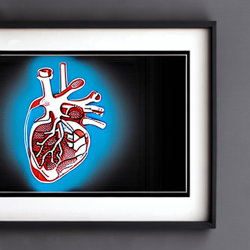 Disney's anatomy poster of human heart:: technical drawing:: infographic:: engineering blueprints:: handwritten notes, intricate details, medical illustration, anatomical pic