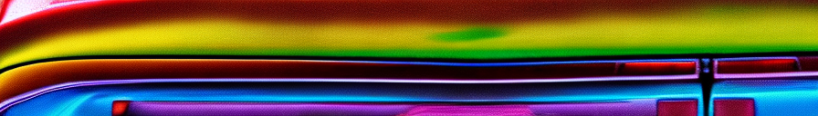 A car on a rainbow