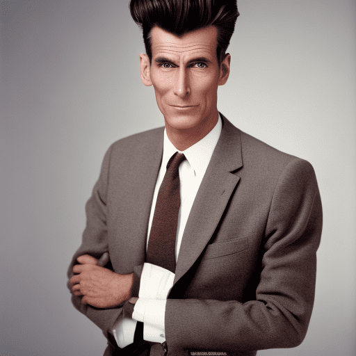 Photograph, front view, full-body shot, professional model, man, brown color, medium length quiff hairstyle, standing on solid grey background, gaze into the camera, no wrinkles on the forehead, by richard avedon style, used camera is sony α9 ii with sony fe 100-400mm f/4. 5-5. 6 gm oss lens, wearing black color long cardigan with matte black hoodie, dark grey cargo jogger pants, nike killshot sneakers and white color shoestring, realistic photography, high contrast --ar 9:16 --style raw --stylize 700 --v 6