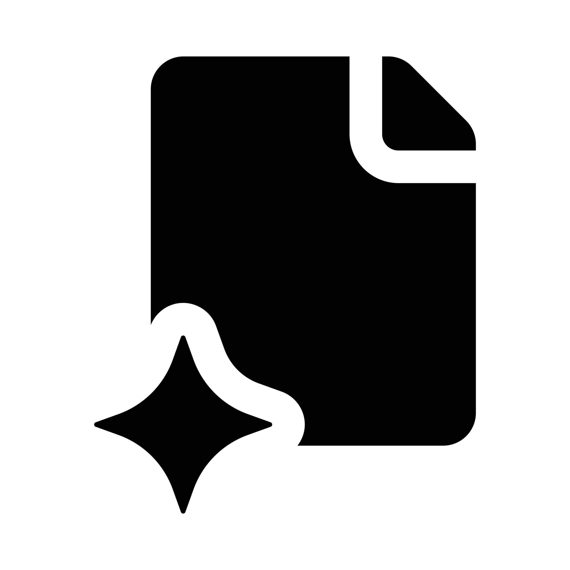 Simple-ai-document-generator-glyph-icon-the-icon-can-be-used-for-websites-print-templates-presentation-templates-illustrations-etc-free-vector