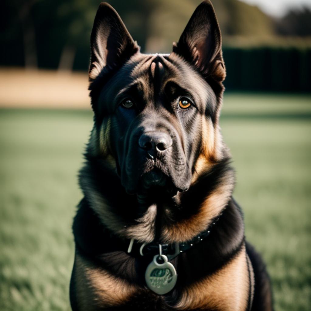 Magnifique croisement mastiff anglais by @ai_generated