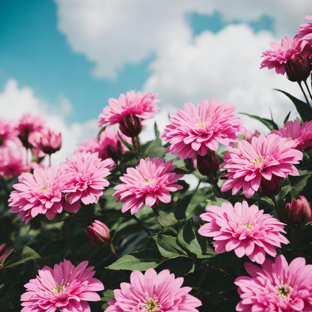 Flores rosas by @j1hgvaqq by @ai_generated