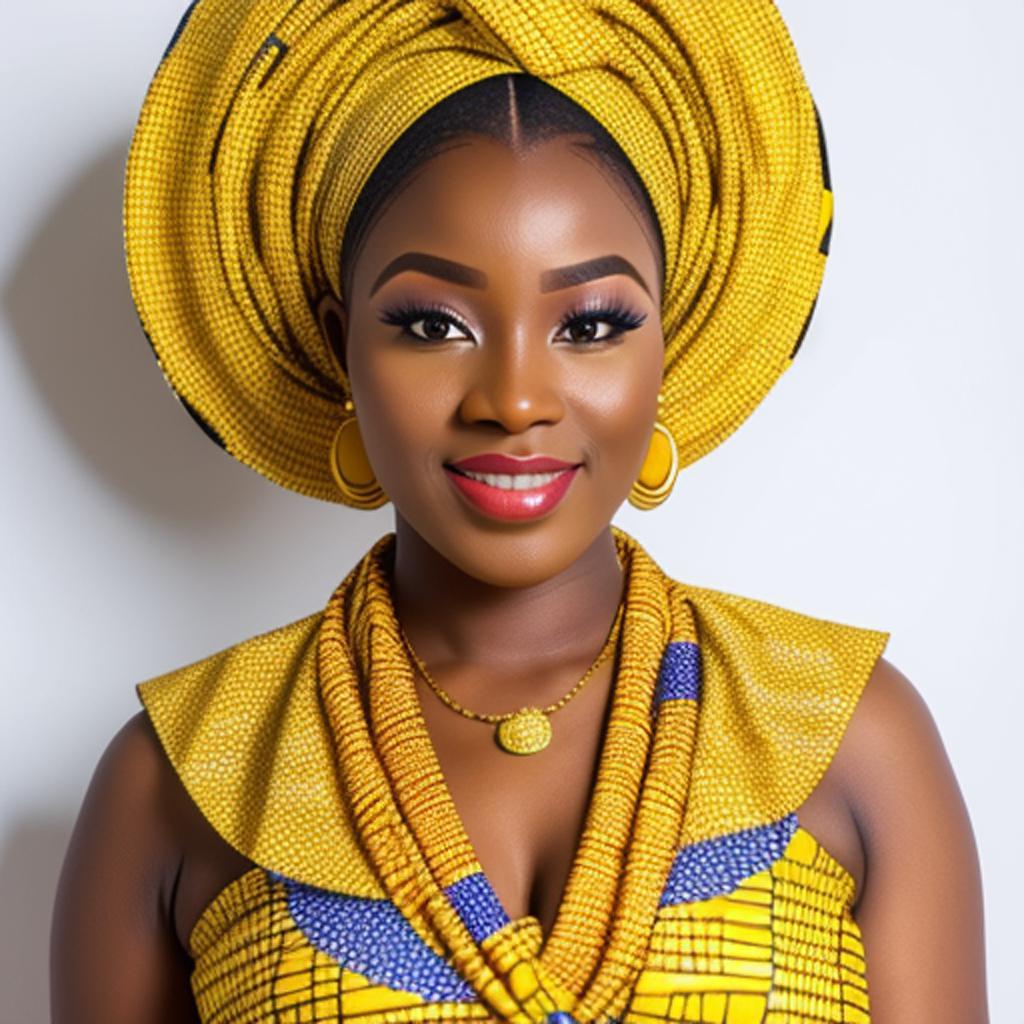 An african lady in by @ai_generated