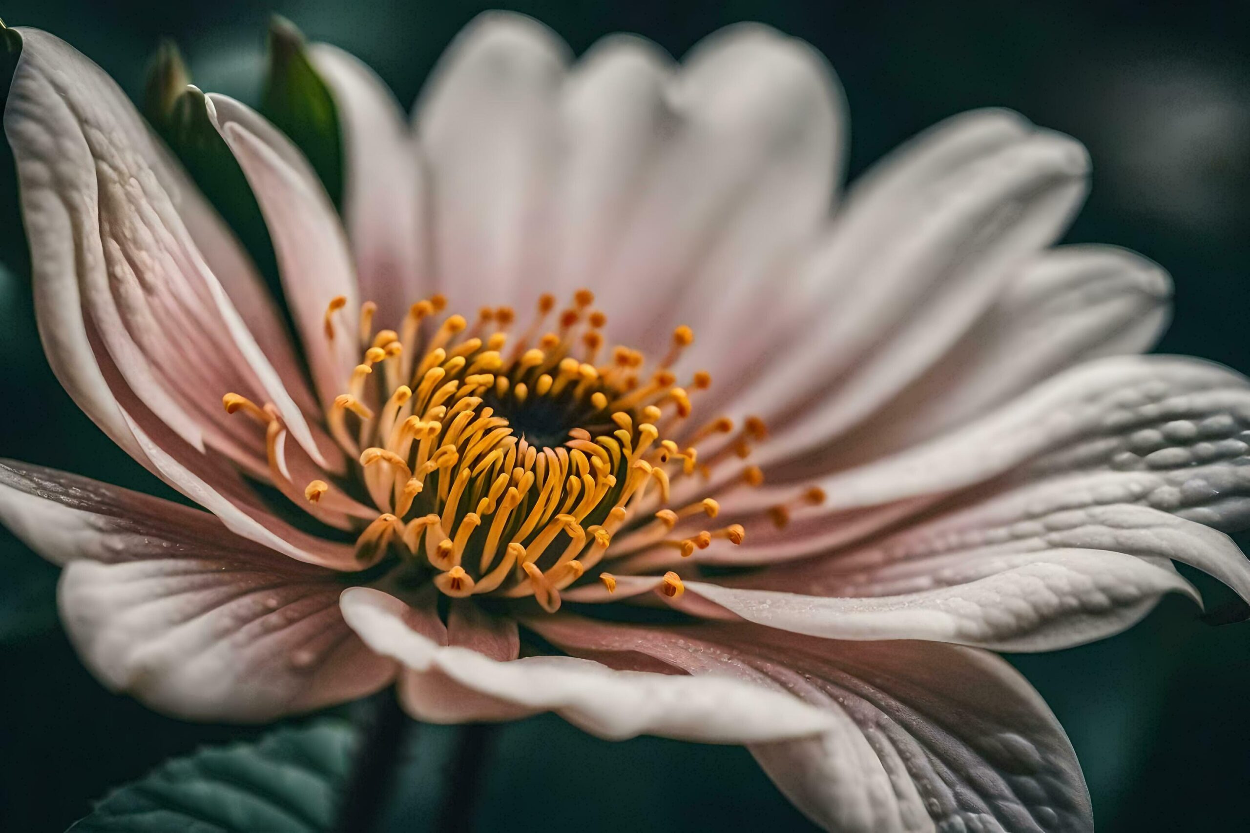 Ai-generated-a-close-up-of-a-flower-with-a-yellow-center-free-photo