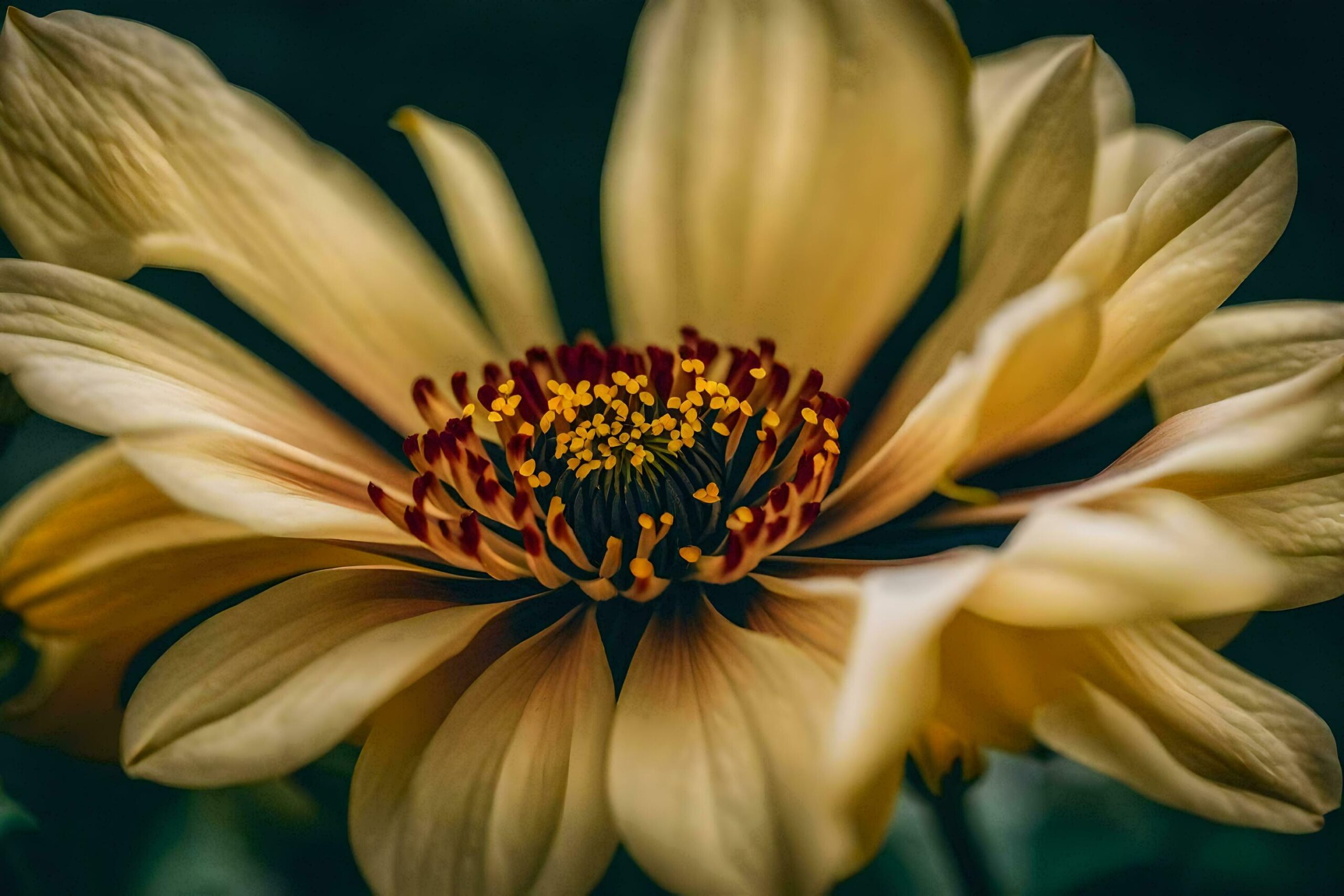 Ai-generated-a-close-up-of-a-yellow-flower-free-photo