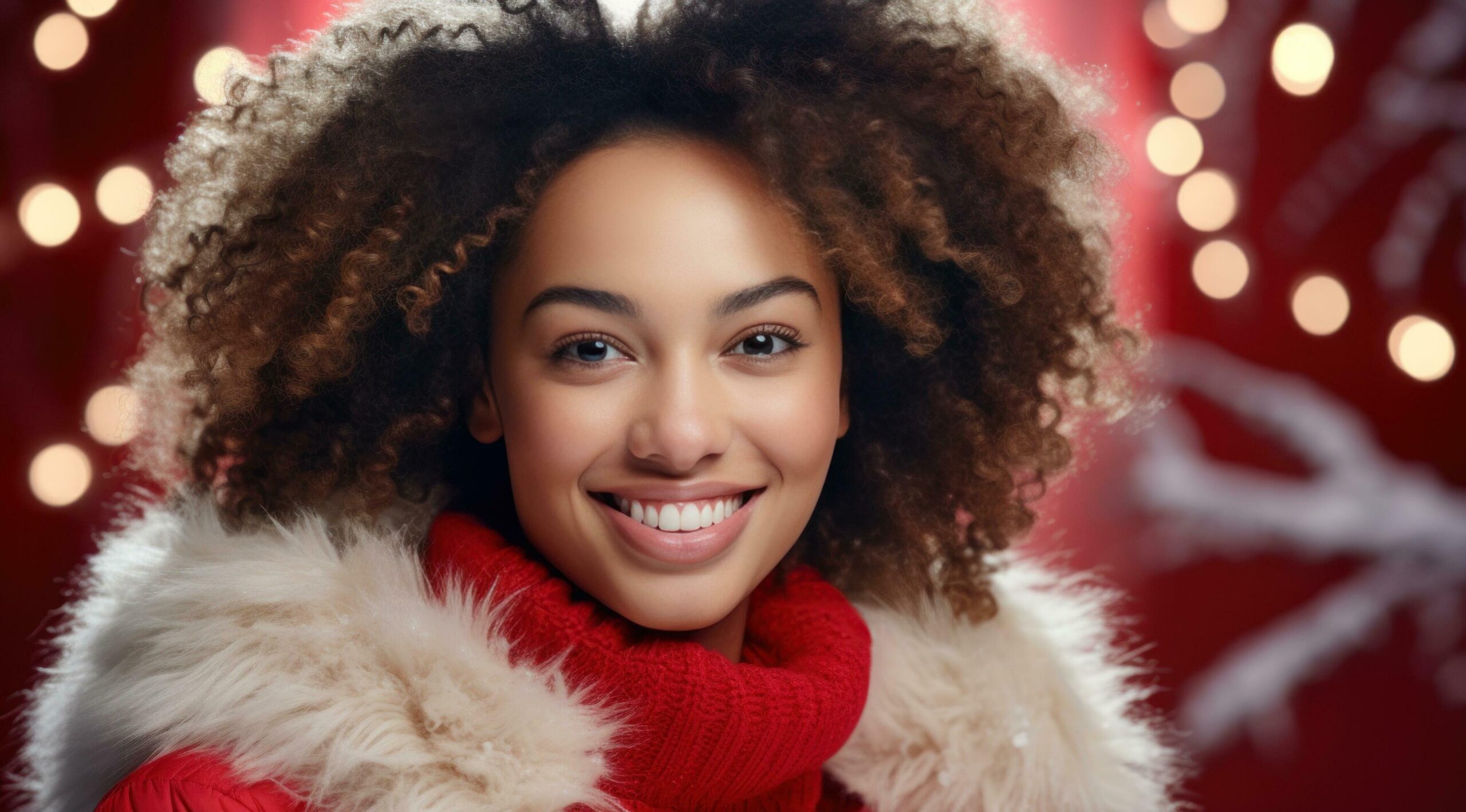 Ai-generated-a-woman-carrying-a-red-box-free-photo