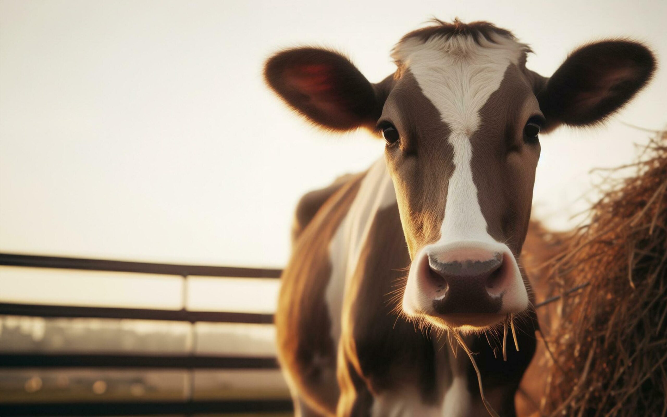 Ai-generated-cattle-farms-large-scale-livestock-production-cows-in-pens-meat-industry-free-photo