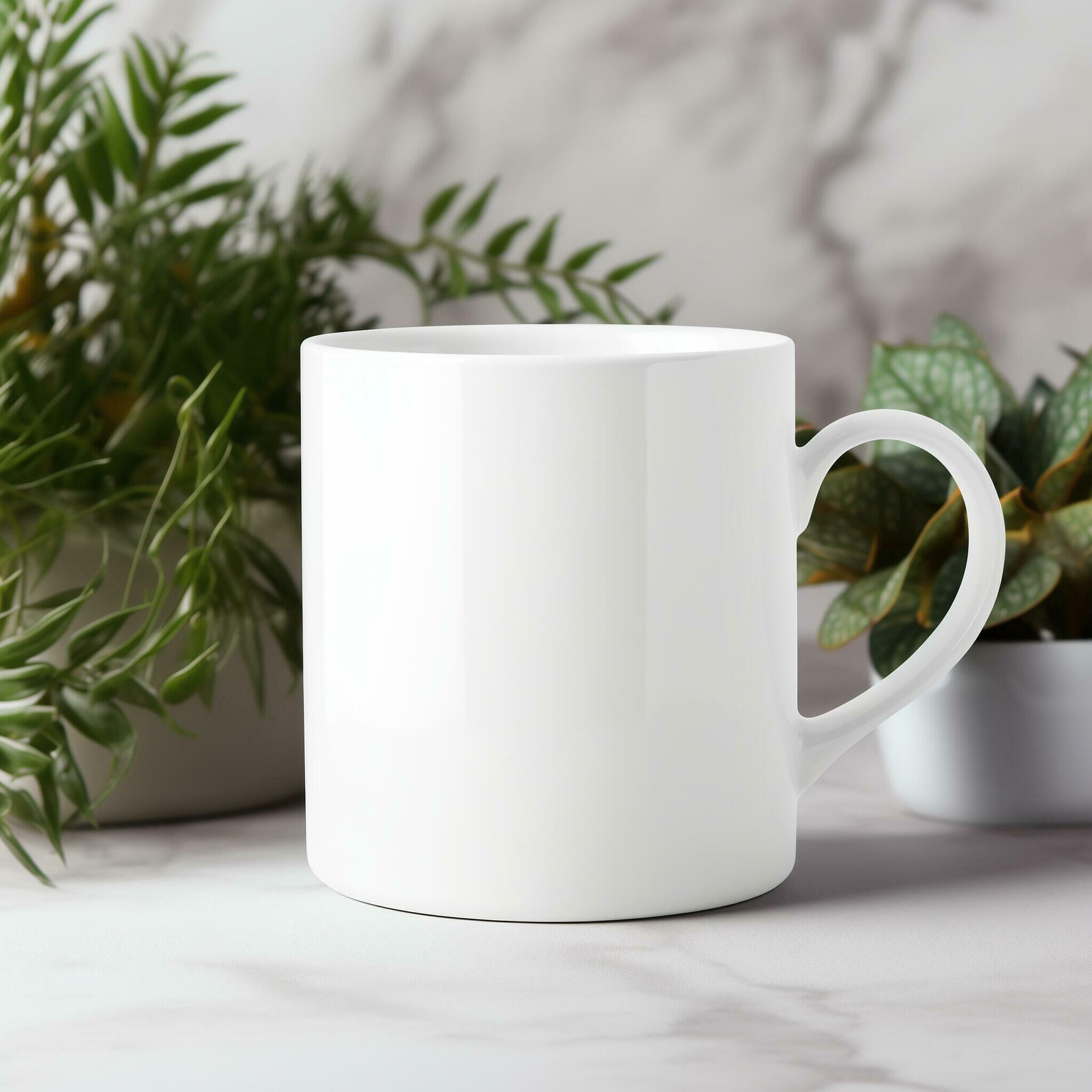 Ai-generated-collection-of-mug-mockups-ready-for-displaying-pod-poster-illustrations-free-photo