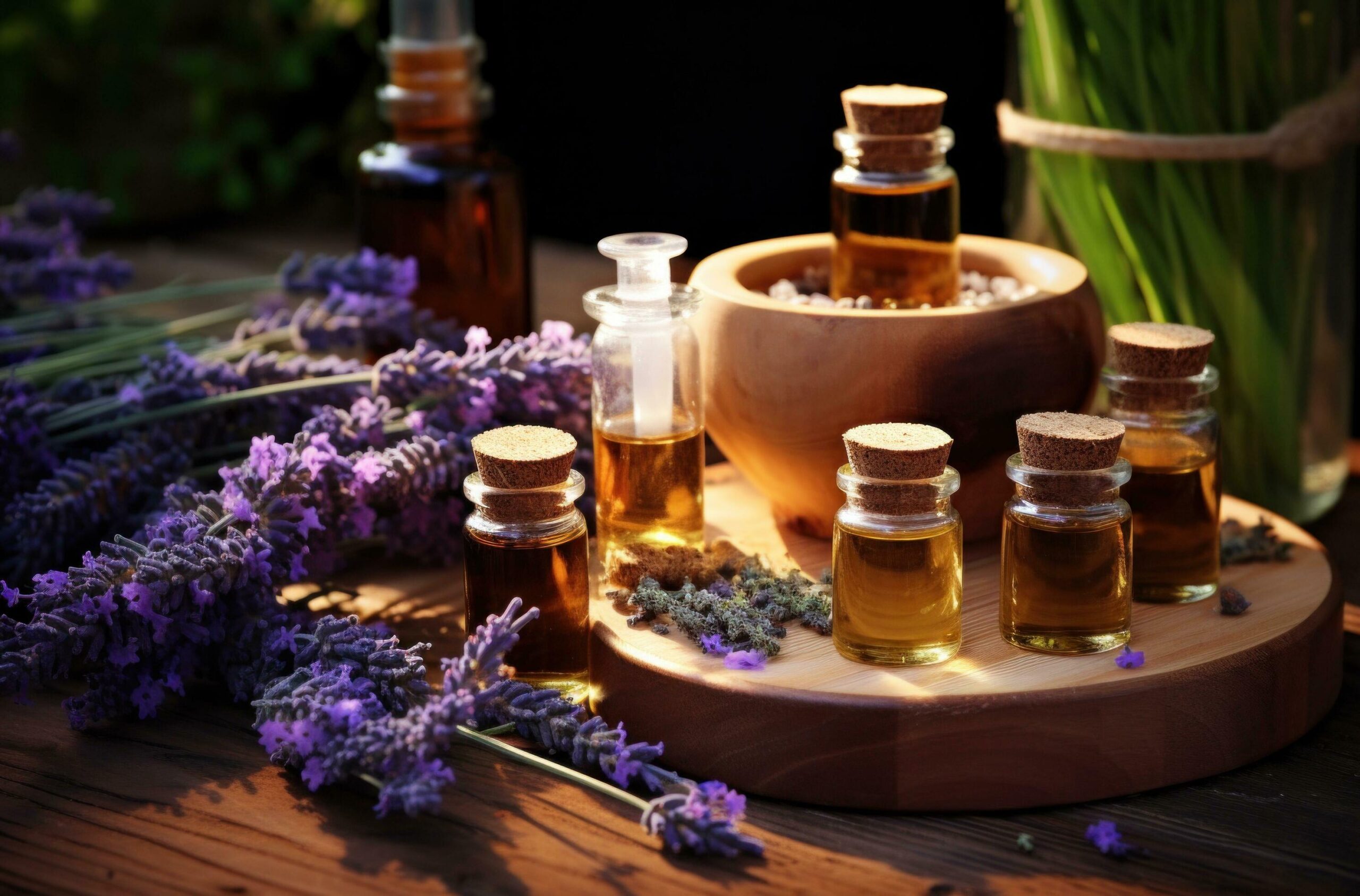 Ai-generated-lavender-aromatherapy-essentials-free-photo