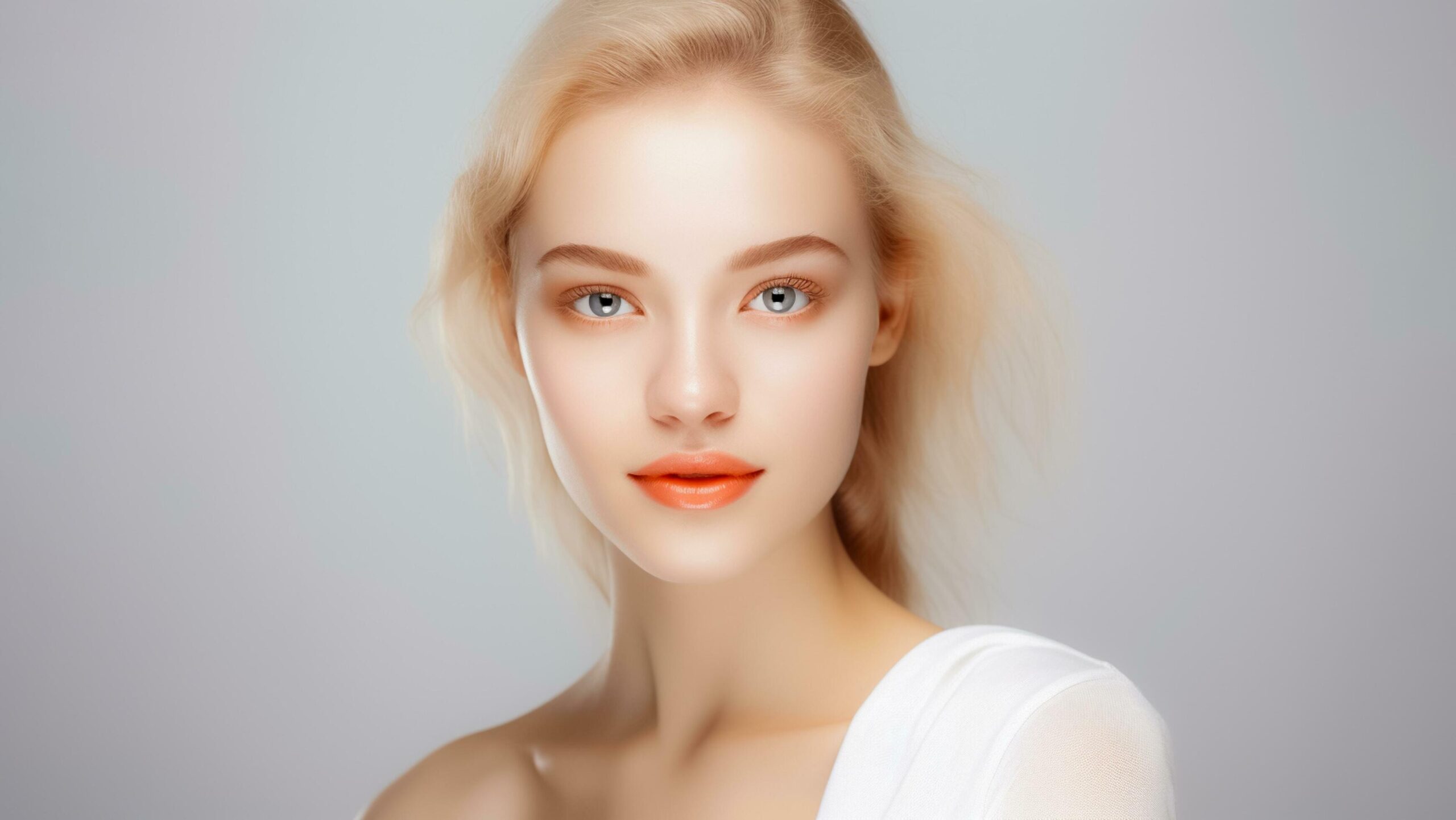 Ai-generated-portrait-beauty-girl-touching-her-face-with-perfect-skin-skincare-or-cosmetic-model-ai-generated-free-photo