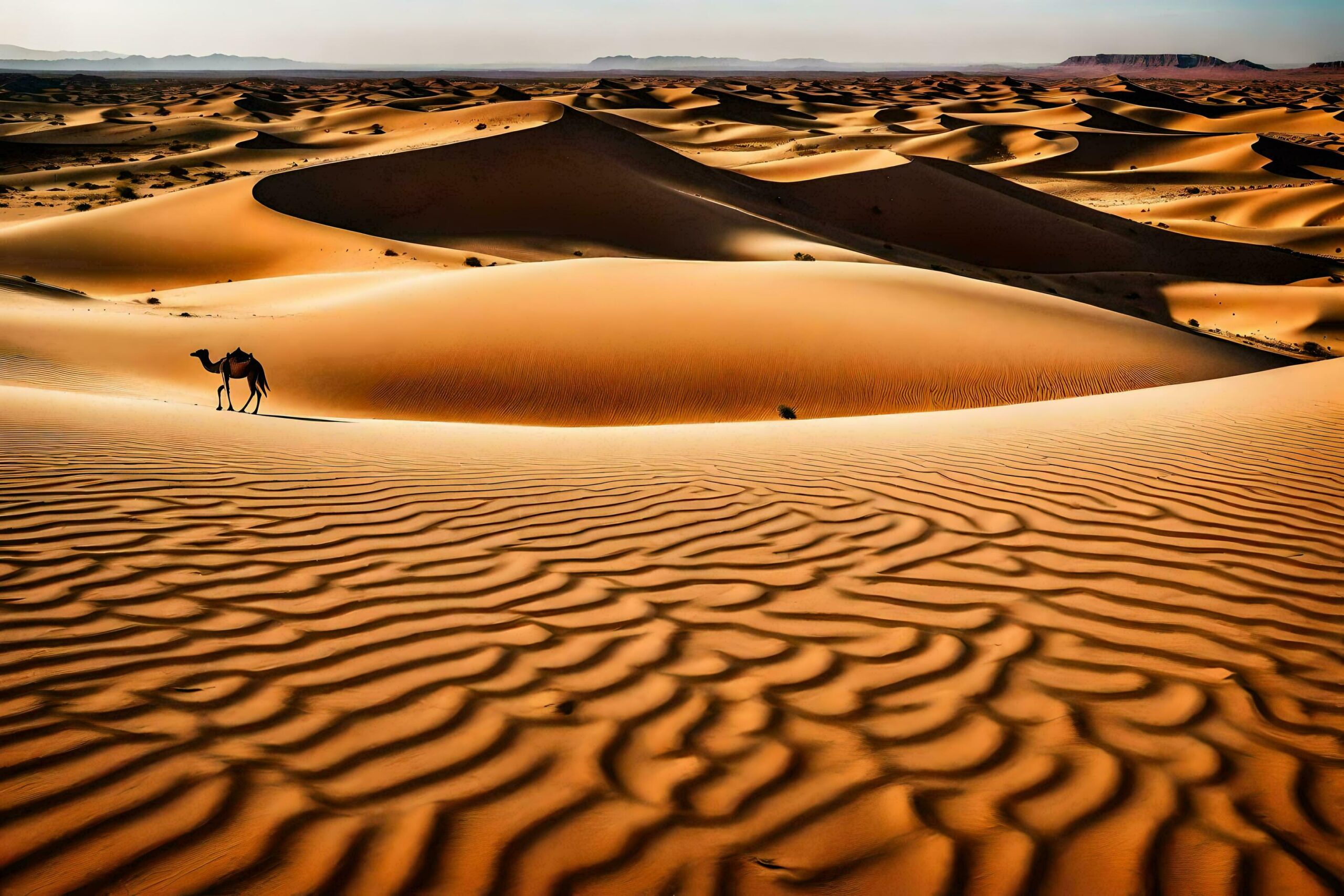 Ai-generated-the-sahara-desert-in-morocco-free-photo