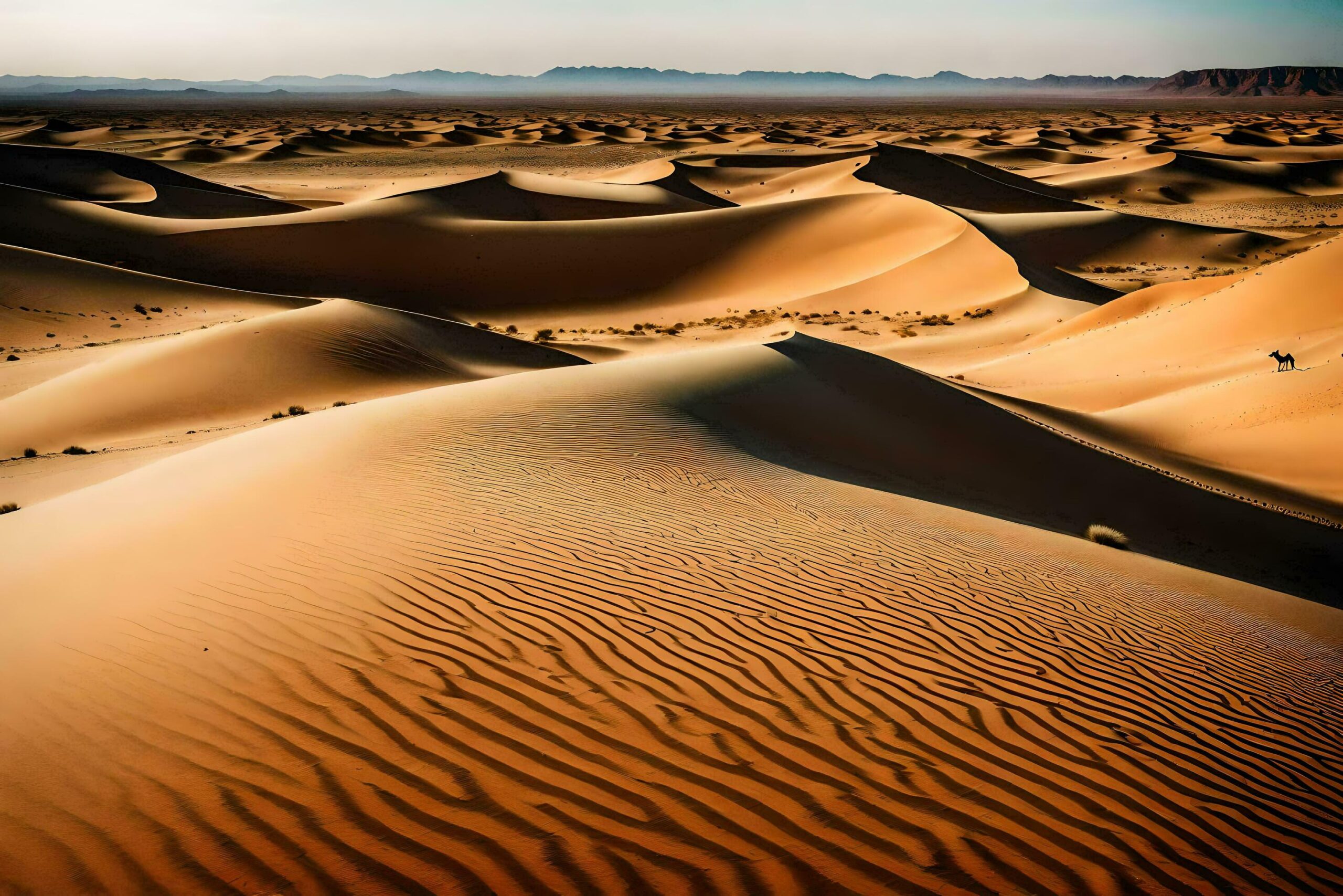 Ai-generated-the-sahara-desert-morocco-free-photo