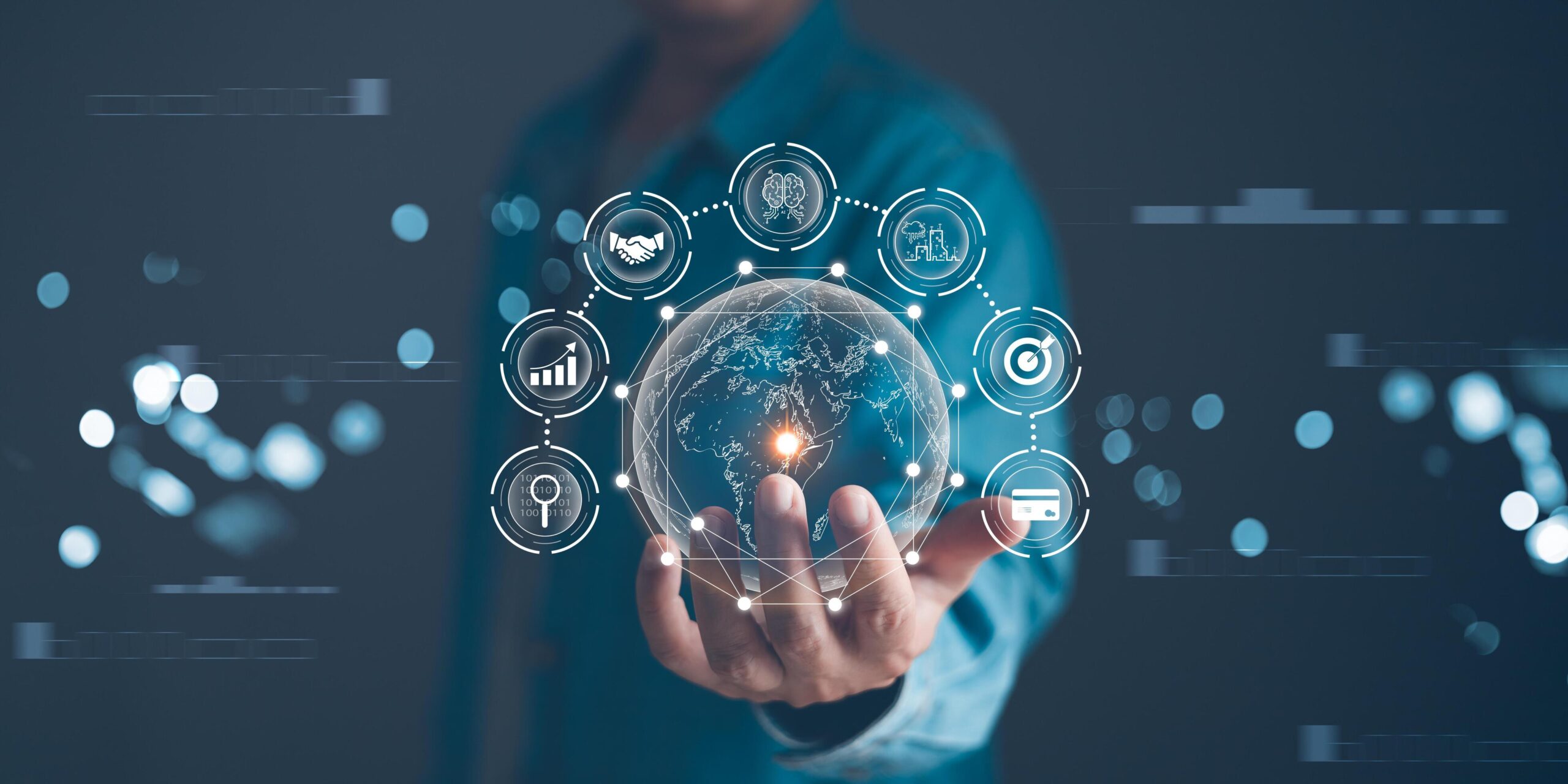 Ai-information-service-management-person-holds-global-to-plan-and-target-in-business-using-online-digital-market-network-technology-in-smart-business-big-data-analytics-intelligence-strategy-free-photo