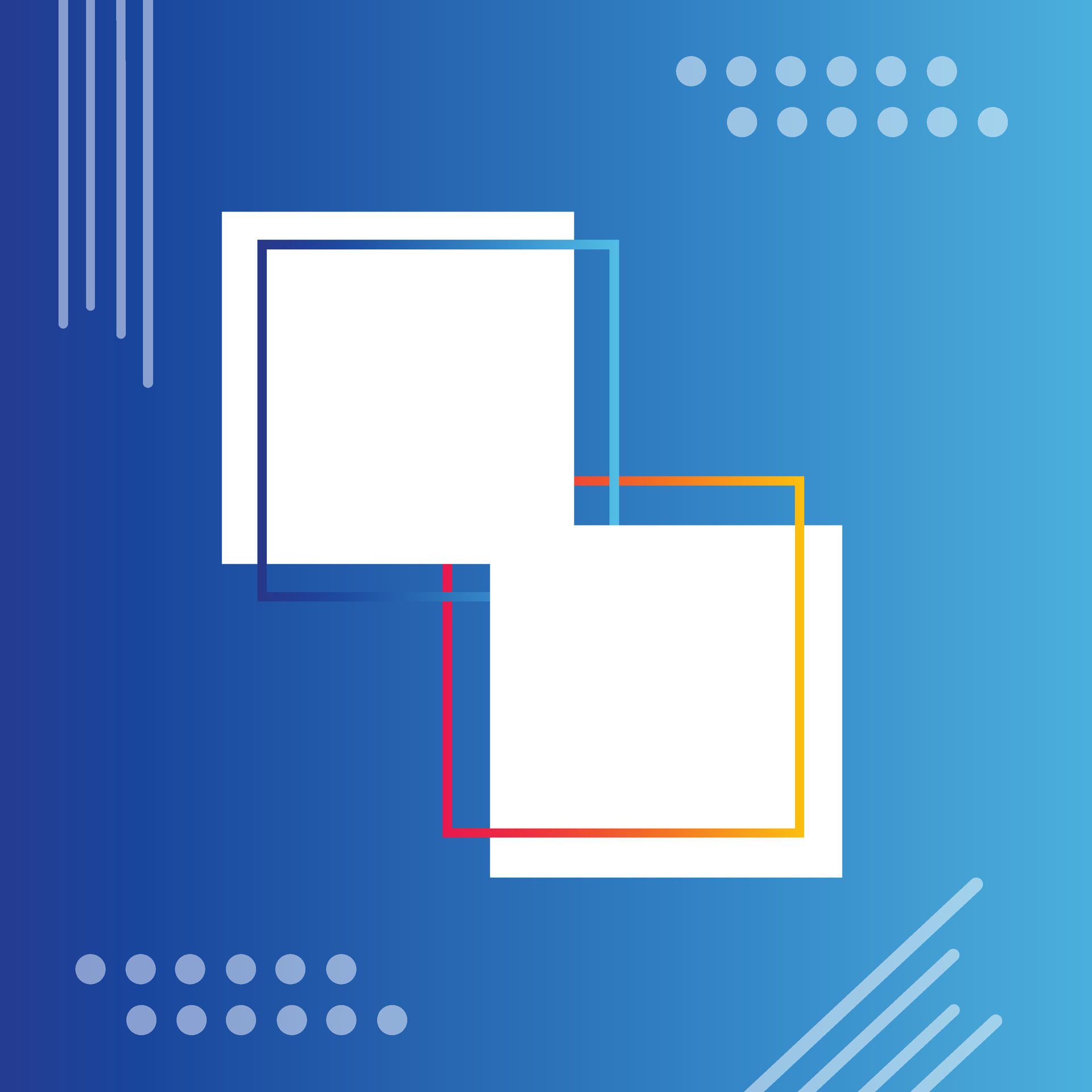 Bule-and-white-frame-abstract-background-free-vector